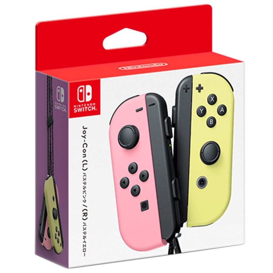 Nintendo Switch Joy-Con(L)/(R)パステルピンク/パステルイエロー 4902370551112